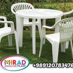 Plastic table and chair set