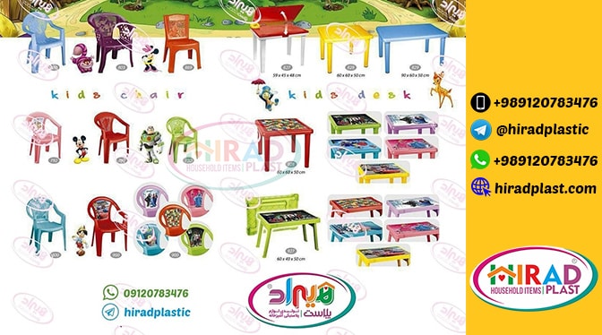 Children’s plastic table and chairs