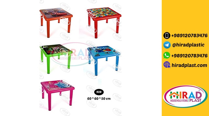 Children’s plastic table and chairs