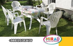 Plastic table and chairs outdoor