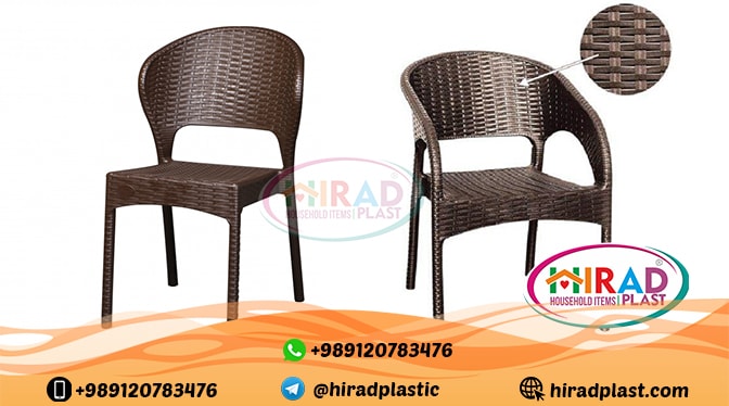 Outdoor plastic table and chairs