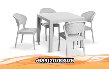 Rattan plastic chair and table new arrivals