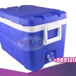 Large plastic ice cooler box