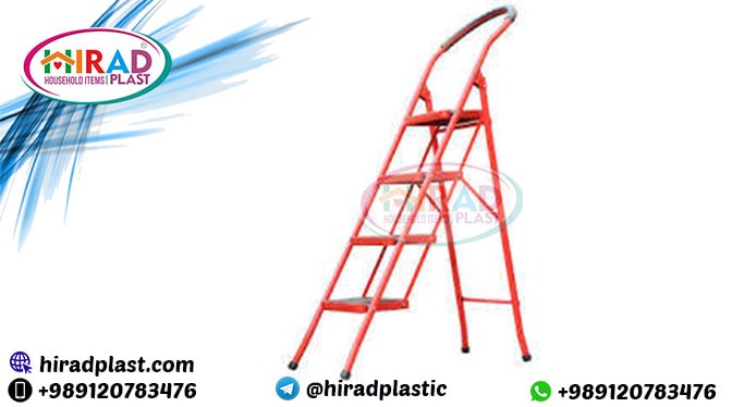 Folding aluminium ladder