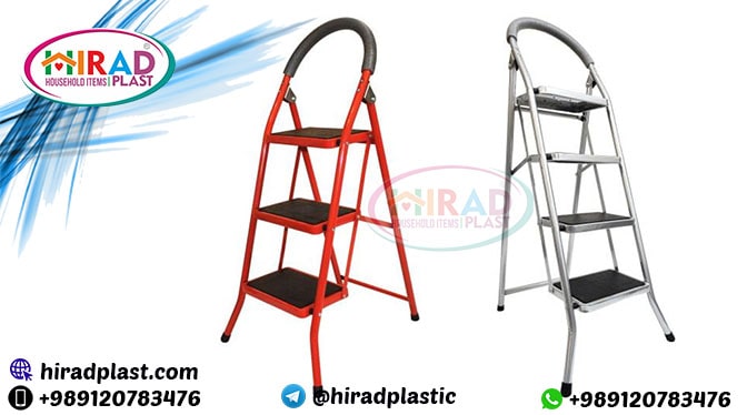 Folding aluminium ladder